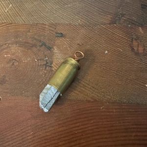 Bullet/Crystal Necklace Pendant